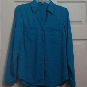 Express portfolio shirt long sleeve size s
